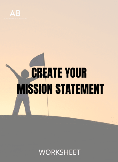 Create your mission statement – worksheet resource